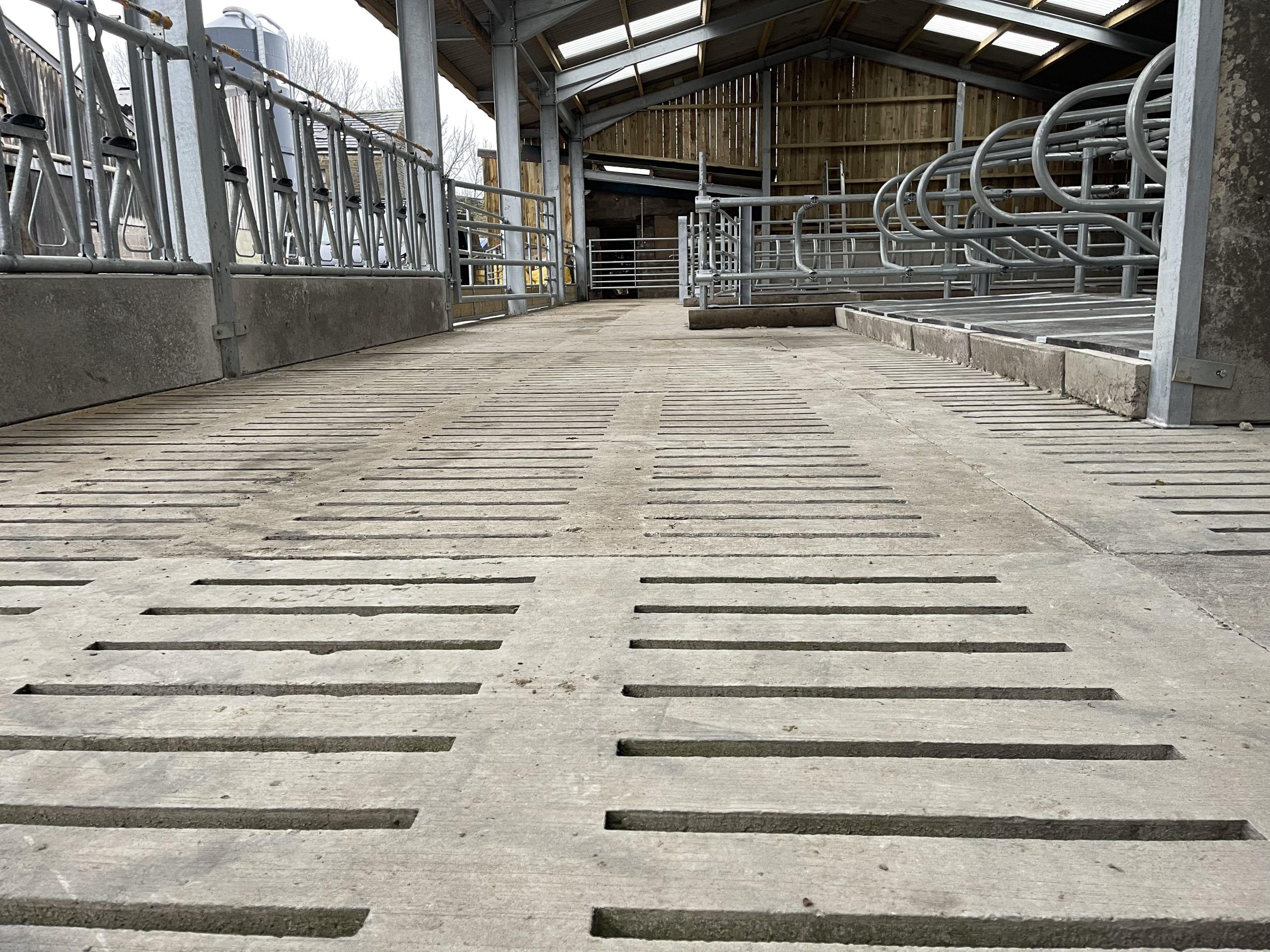 Close up of agricultural slats